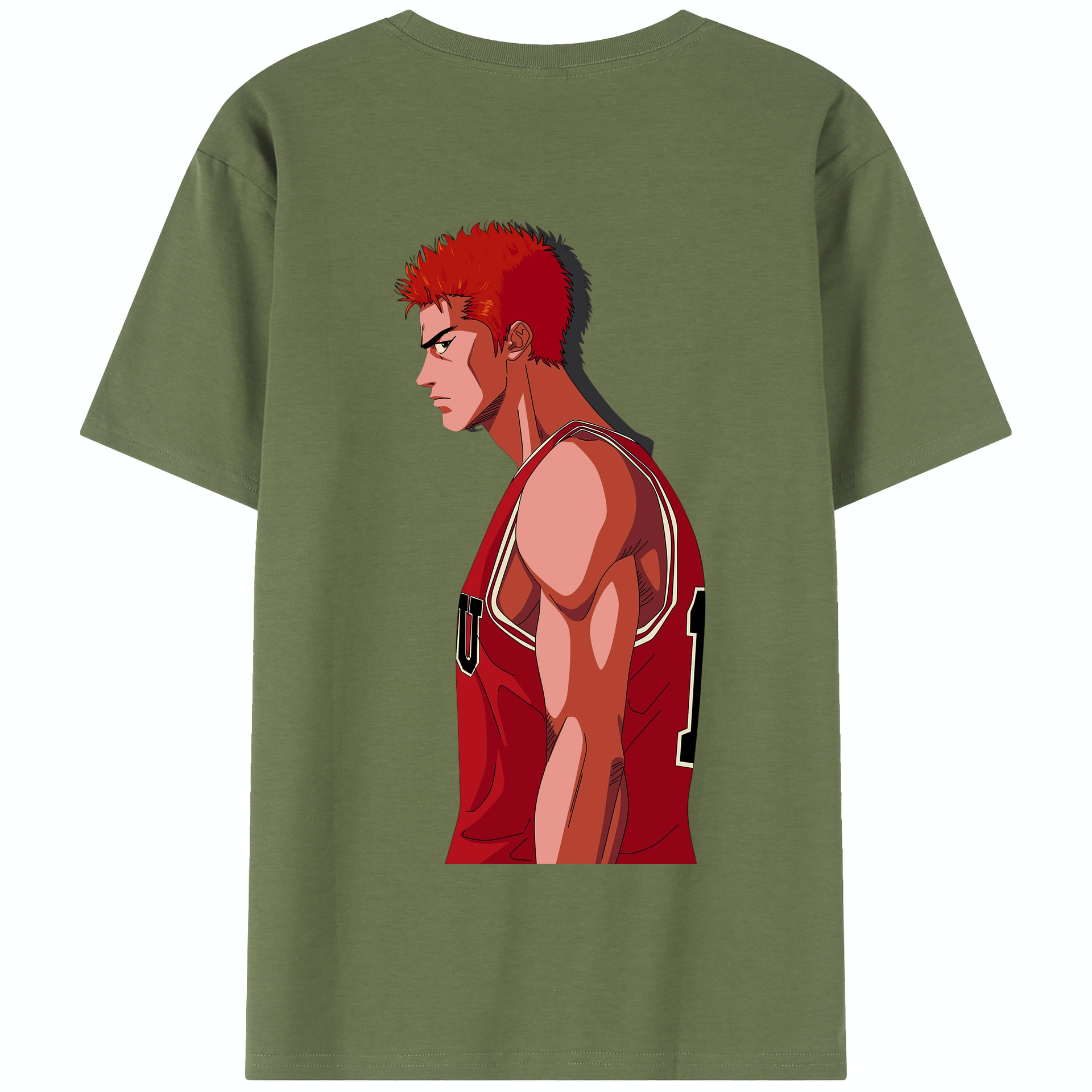 SLAM DUNK／スラムダンク 綿100％半袖Tシャツ（背面プリント）